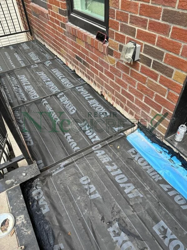 our concrete patio process in nyc