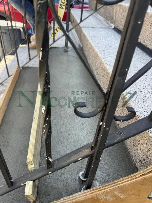 concrete steps repair and installation in nyc